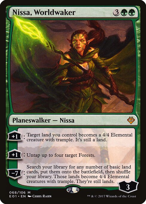 Nissa, Worldwaker - Archenemy: Nicol Bolas Magic card