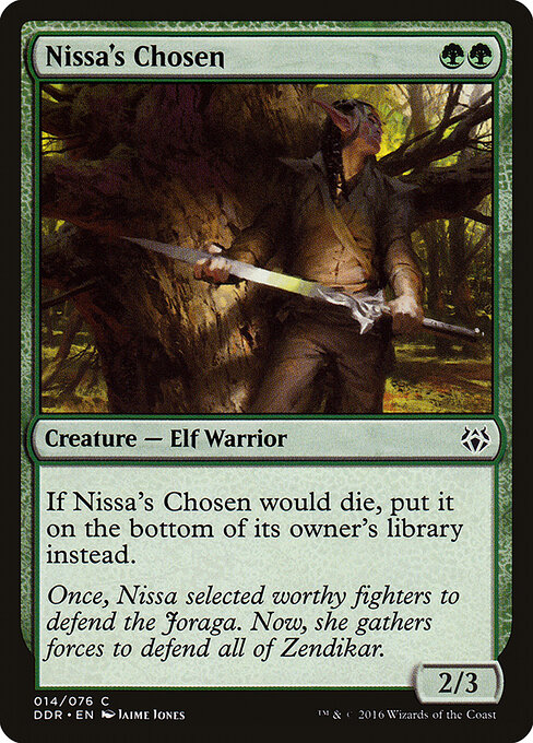 Nissa's Chosen - Duel Decks: Nissa vs. Ob Nixilis Magic card