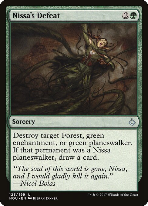 Nissa's Defeat - Hour of Devastation Magic card