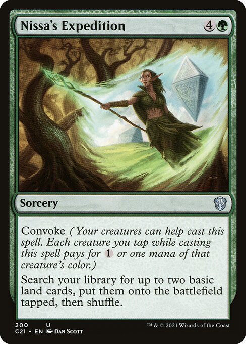 Nissa's Expedition - Commander 2021 Magic card