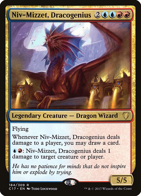 Niv-Mizzet, Dracogenius - Commander 2017 Magic card