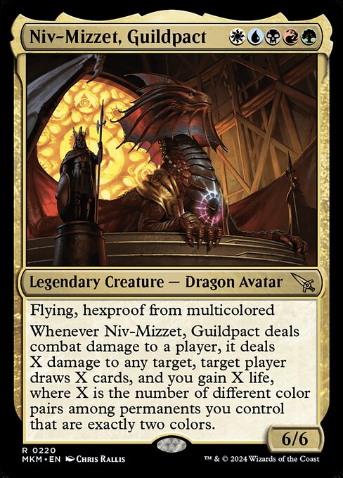 Niv-Mizzet, Guildpact - Murders at Karlov Manor Magic card