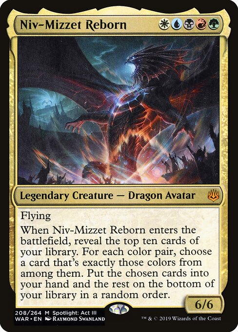 Niv-Mizzet Reborn - War of the Spark Magic card