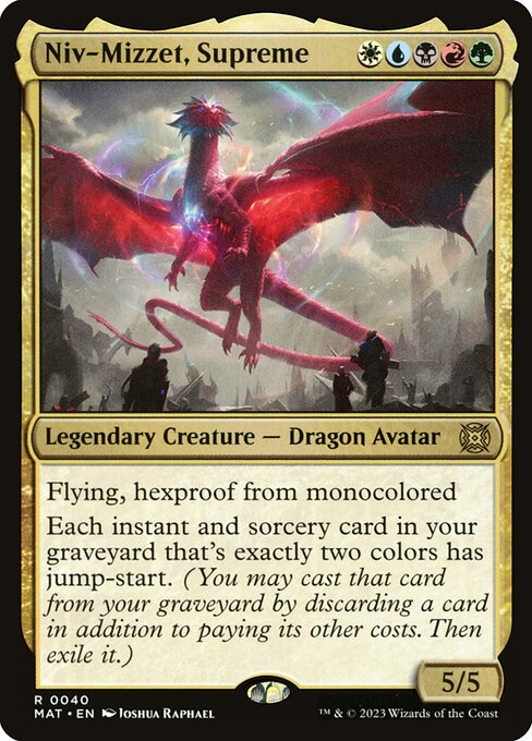 Niv-Mizzet, Supreme - March of the Machine: The Aftermath Magic card