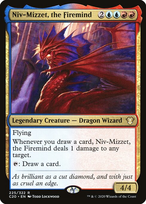 Niv-Mizzet, the Firemind - Commander 2020 Magic card