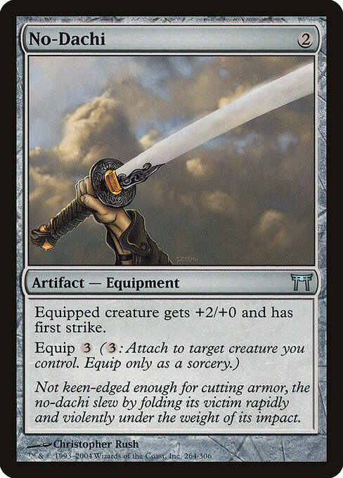 No-Dachi - Champions of Kamigawa Magic card