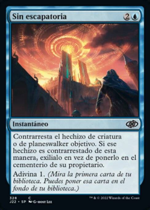Sem Escapatória (No Escape) - War of the Spark (#63) - Illustrated by G-host Lee - Magic: The Gathering Card