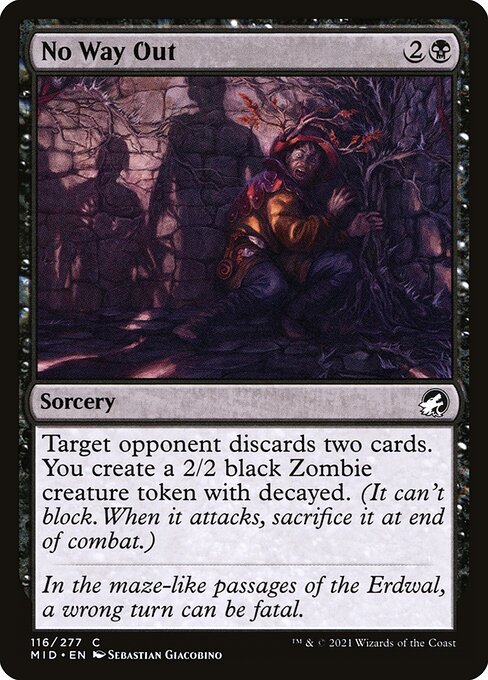 No Way Out - Innistrad: Midnight Hunt Magic card