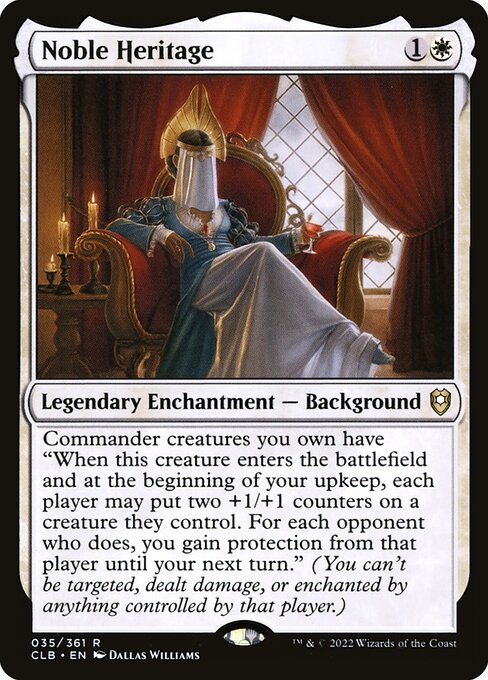 Noble Heritage - Commander Legends: Battle for Baldur's Gate Magic card