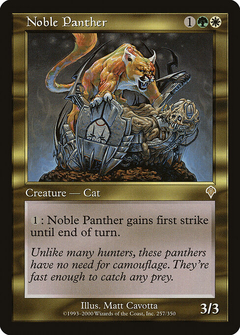 Noble Panther - Invasion Magic card