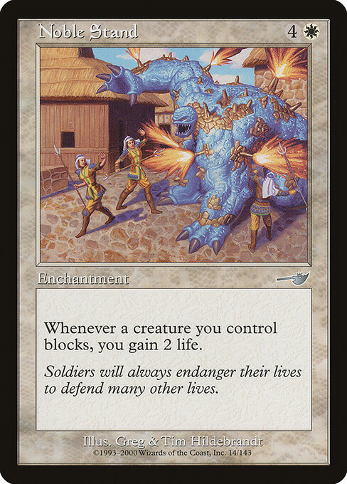 Noble Stand - Nemesis Magic card