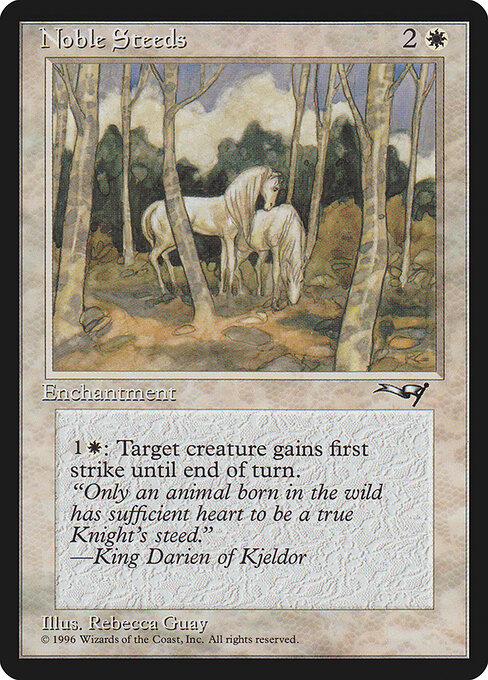 Noble Steeds - Alliances Magic card