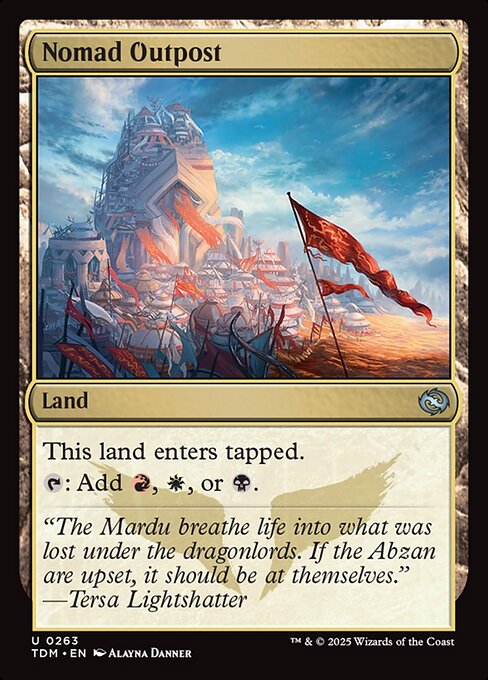 Nomad Outpost - Tarkir: Dragonstorm Magic card