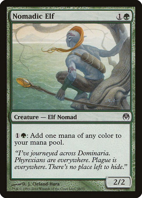 Nomadic Elf - Duel Decks: Phyrexia vs. the Coalition Magic card
