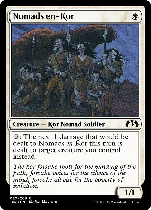 Nomads en-Kor - Tempest Remastered Magic card