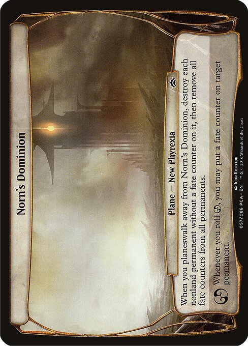 Norn's Dominion - Planechase Anthology Planes (#57) - Illustrated by Igor Kieryluk - Magic: The Gathering Card
