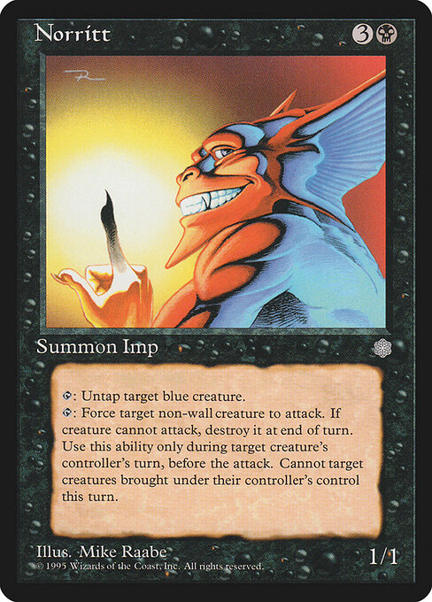 Norritt - Ice Age (#155) - Illustrated by Mike Raabe - Magic: The Gathering Card