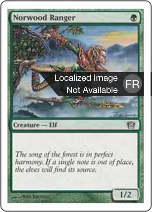 ノーウッドのレインジャー (Norwood Ranger) - Ninth Edition (#260) - Illustrated by Ron Spencer - Magic: The Gathering Card