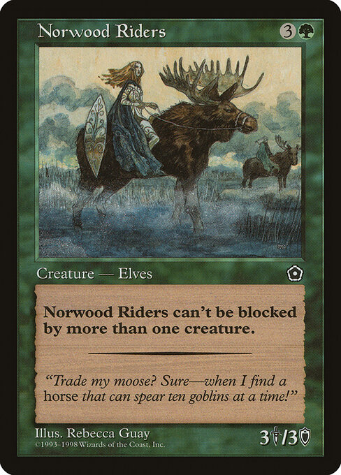 Norwood Riders - Portal Second Age Magic card