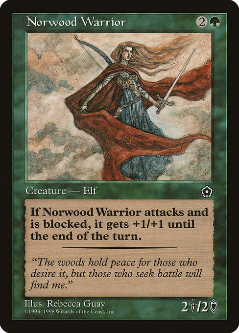 Norwood Warrior - Portal Second Age Magic card
