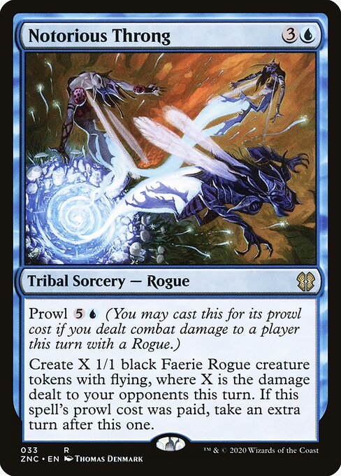Notorious Throng - Zendikar Rising Commander (#33) - Illustrated by Thomas Denmark - Magic: The Gathering Card