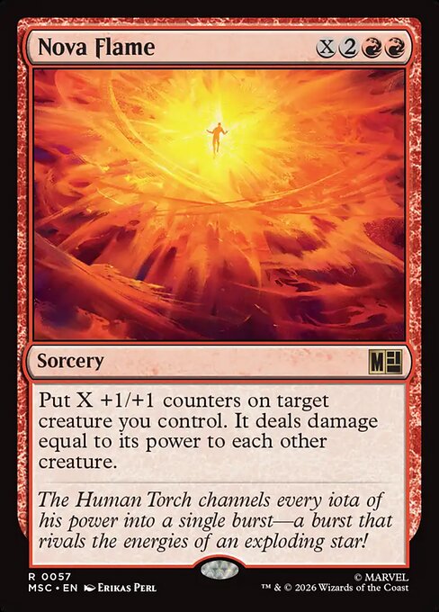Nova Flame - Marvel Super Heroes Commander Magic card