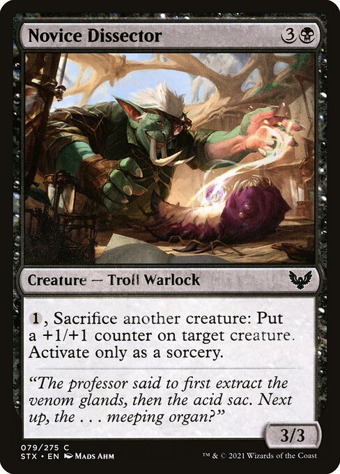 Novice Dissector - Strixhaven: School of Mages Magic card