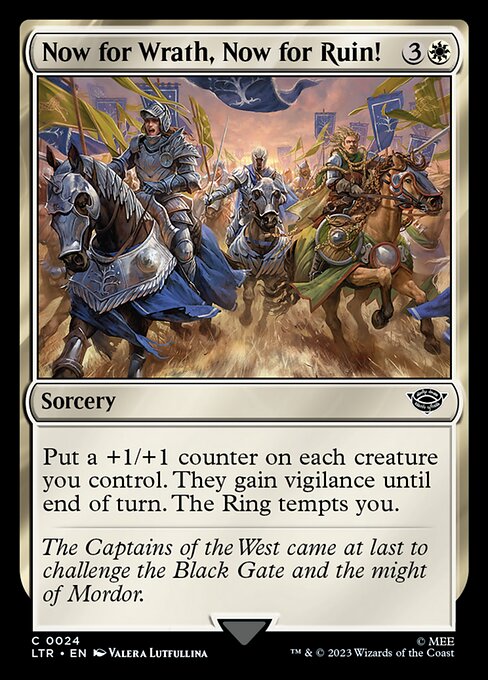 Now for Wrath, Now for Ruin! - The Lord of the Rings: Tales of Middle-earth Magic card