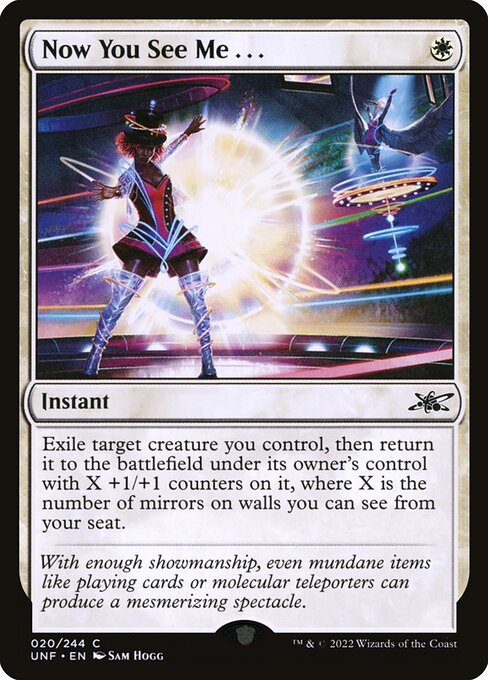 Now You See Me . . . - Unfinity Magic card