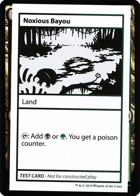 Noxious Bayou - Mystery Booster Playtest Cards 2021 Magic card