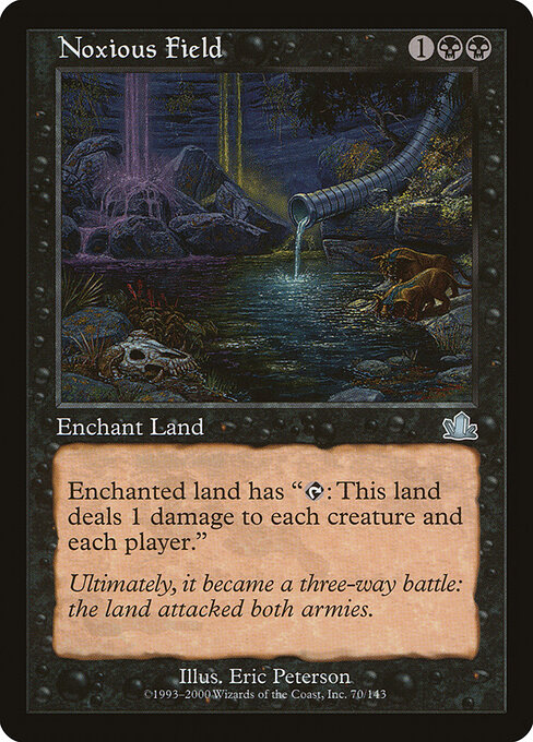 Campo Inquinato (Noxious Field) - Prophecy (#70) - Illustrated by Eric Peterson - Magic: The Gathering Card