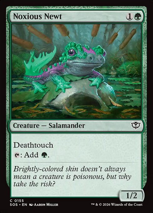 Noxious Newt - Secrets of Strixhaven Magic card