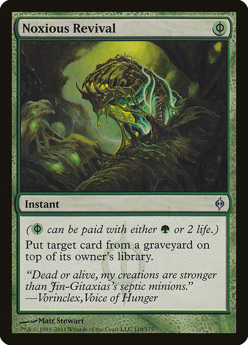 Noxious Revival - New Phyrexia Magic card