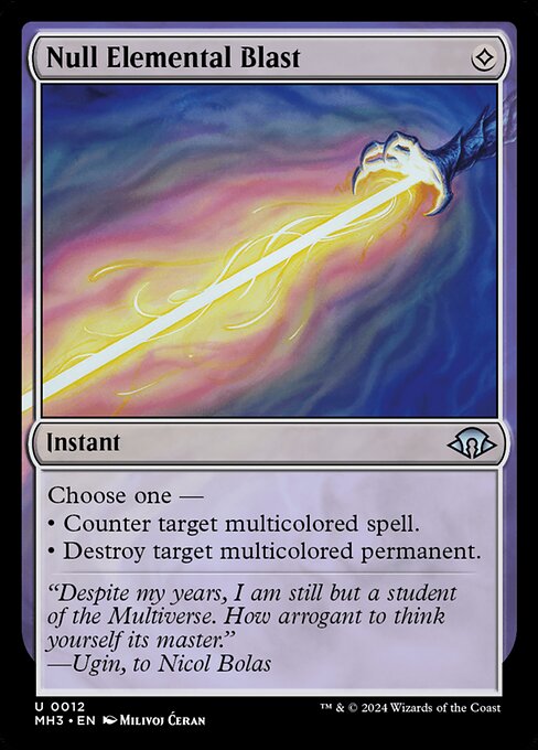 Null Elemental Blast - Modern Horizons 3 Magic card