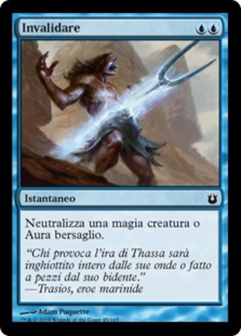 廢除 (Nullify) - Born of the Gods (#45) - Illustrated by Adam Paquette - Magic: The Gathering Card