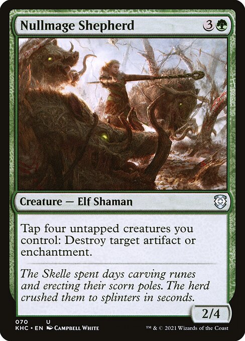 Nullmage Shepherd - Kaldheim Commander (#70) - Illustrated by Campbell White - Magic: The Gathering Card