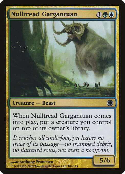 Nulltread Gargantuan - Alara Reborn Magic card