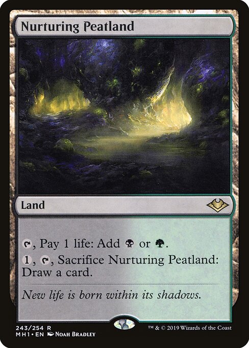 Nurturing Peatland - Modern Horizons Magic card
