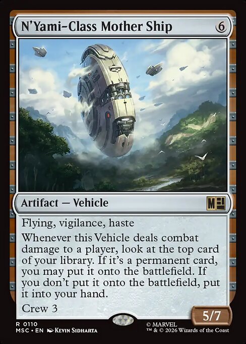 N'Yami-Class Mother Ship - Marvel Super Heroes Commander Magic card