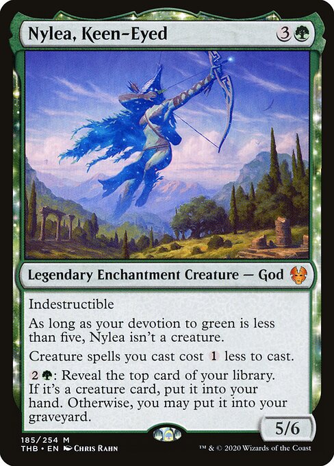 Nylea, Keen-Eyed - Theros Beyond Death Magic card