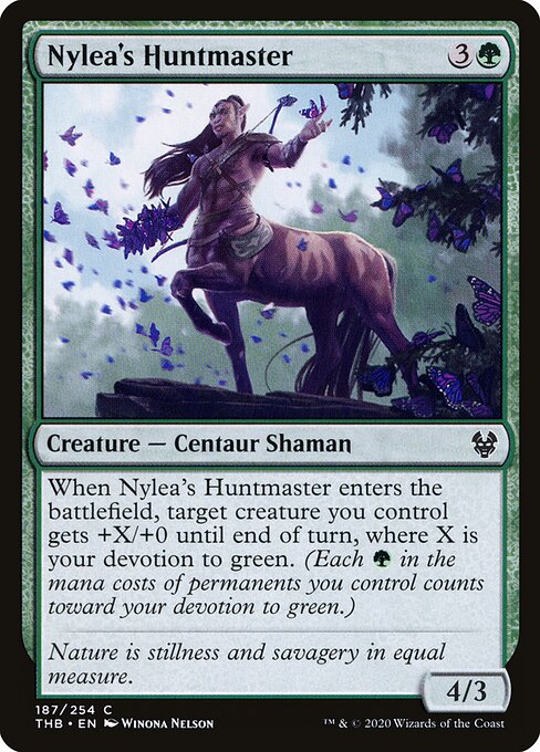 Nylea's Huntmaster - Theros Beyond Death Magic card