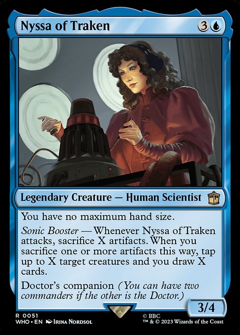 Nyssa of Traken - Doctor Who Magic card