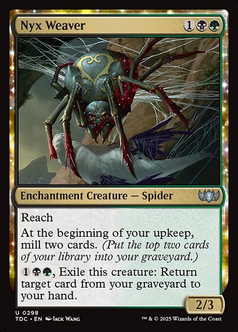Nyx Weaver - Tarkir: Dragonstorm Commander Magic card