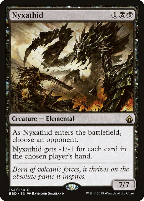ニクサシッド (Nyxathid) - Battlebond (#153) - Illustrated by Raymond Swanland - Magic: The Gathering Card