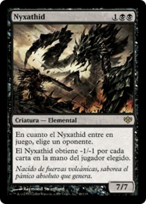 Nyxathid - Conflux (#49) - Illustrated by Raymond Swanland - Magic: The Gathering Card