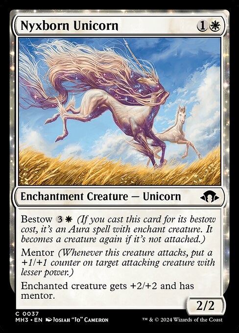 Nyxborn Unicorn - Modern Horizons 3 Magic card