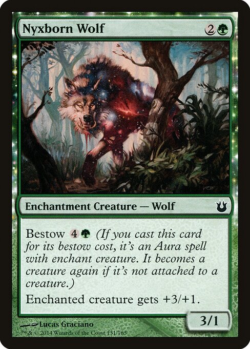 Nyxborn Wolf - Born of the Gods Magic card