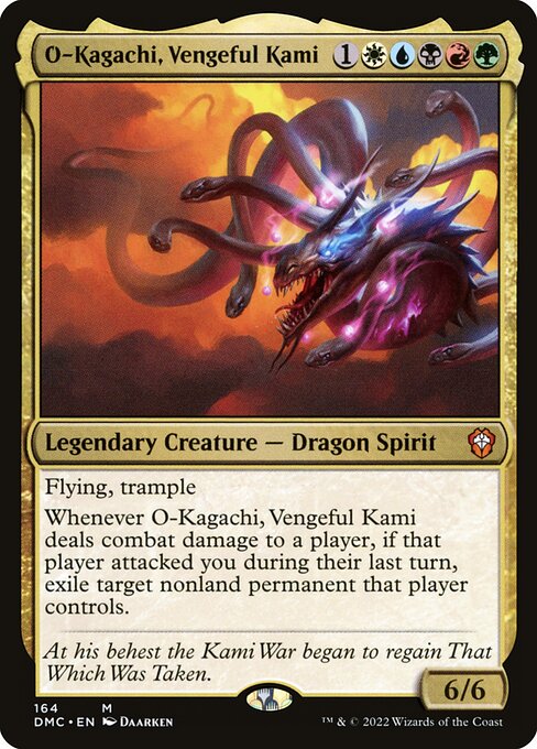 O-Kagachi, Vengeful Kami - Dominaria United Commander Magic card