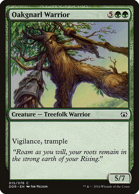 Oakgnarl Warrior - Duel Decks: Nissa vs. Ob Nixilis Magic card