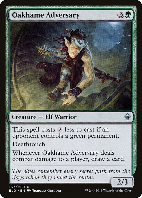 Oakhame Adversary - Throne of Eldraine Magic card